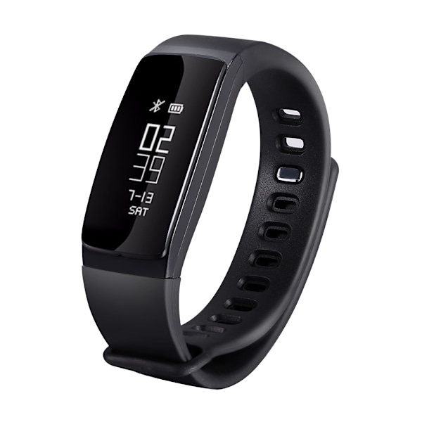 Bluetooth Smart Band Heart Rate Blood Pressure Monitor Intelligent Bracelet Sports Track Black