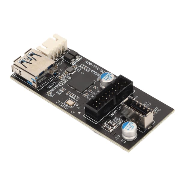 USB3.2 Gen1 till 19PIN Typ E Adapterkort 5Gbps USB3.0 till 19PIN Expansionskort för Win 7 8 10 11 för Linux