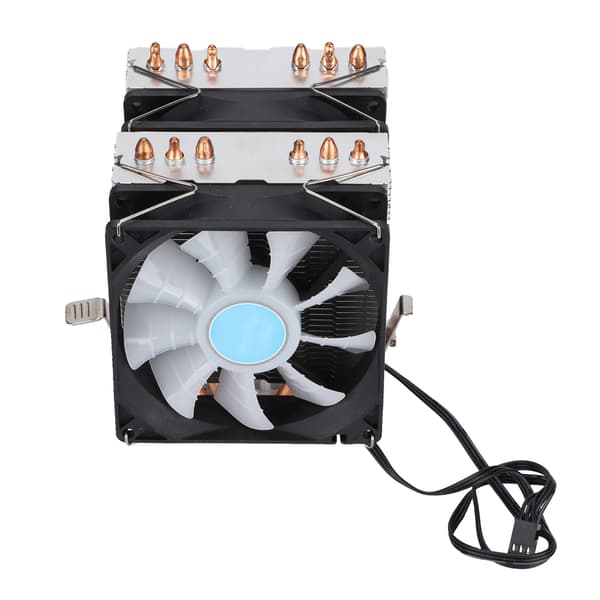 CPU-køleventilator 6 Ren Kobber Stum Varmeafledning Computer Radiator til Udstråling