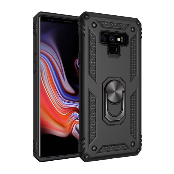 Samsung Galaxy Note 9 mobiltelefon etui, militær kvalitet stødsikkert cover pass, 15 fod drop test beskyttende cover, med magnetisk støtte og køretøj