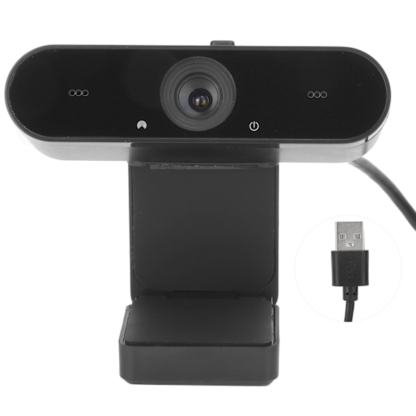 2K Webcam Cameras for Computers with Built‑in Microphone for Online Teaching Business Meeting