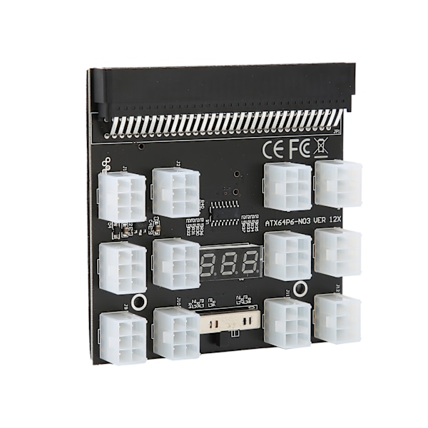 Strømbryteradapterkort PCB 12 ATX 2x3Pins Konverter 12V for HP PSU GPU Mining
