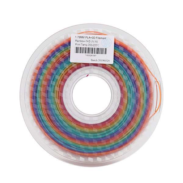 3D-printertilbehør PLA-filament 1,75 mm Farverigt gradientfilament 15 farvekombinationer