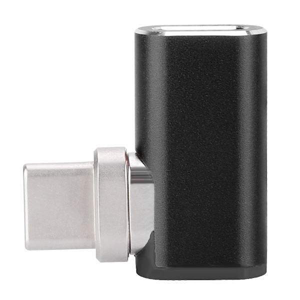 Typ-C magnetisk adapter för Macbook snabbladdning magnet USB-C-kontakt (svart)