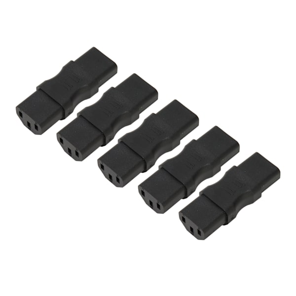 5 stk. IEC320 C13 til C13 strømadapter 2500W kabeladapter stik til bærbar computer Ups stikkontakt PDU chassis