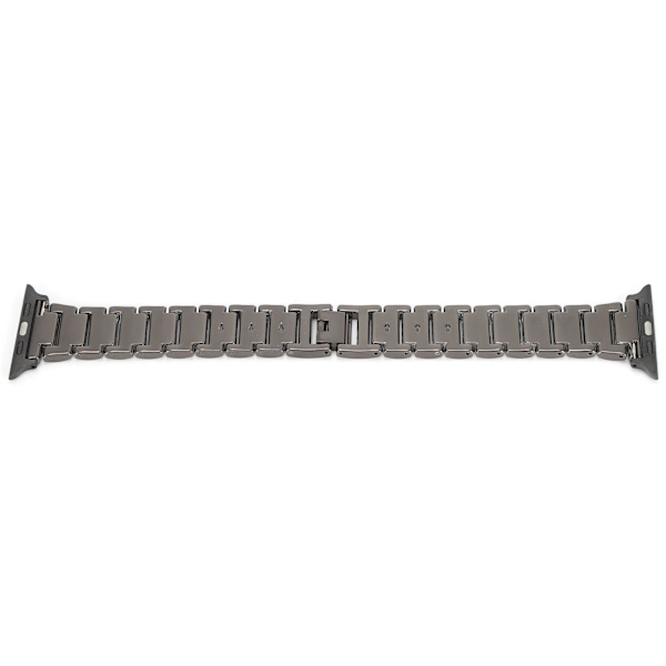 Rannekoru täynnä timantteja, metalliranneke, korvaava ranneke, yhteensopiva IOS-kellon kanssa 42mm/44mmMusta