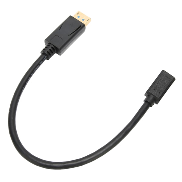 DP hann til Mini DP hun kabel 8K 60Hz 4K 144Hz 32.4Gbps 30cm lengde Displayport kabel 1.4 for datamaskin