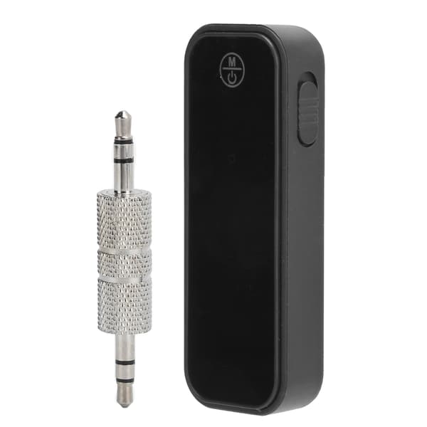 Bil Bluetooth 5.0 Mottaker Sender 2 i 1 Mini Trådløs Lydadapter 3.5MM Aux