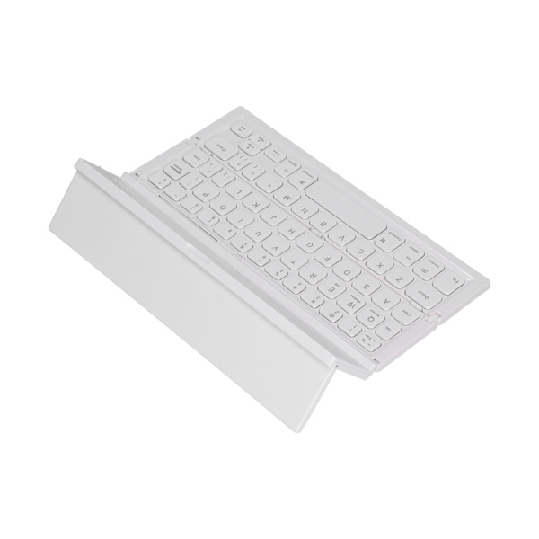 Bærbar tastatur, sammenleggbart, oppladbart, ultratynnt, robust, holdbart, komfortabelt, sammenleggbart tastatur for studier, reiser