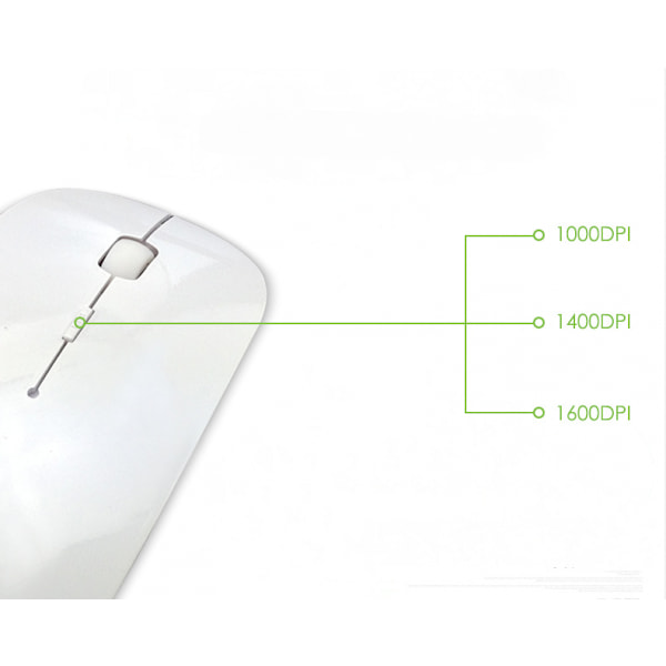 Bluetooth-mus, genopladelig trådløs mus til MacBook Pro/MacBook Air, Bluetooth trådløs mus til bærbar computer/pc/Mac/iPad pro