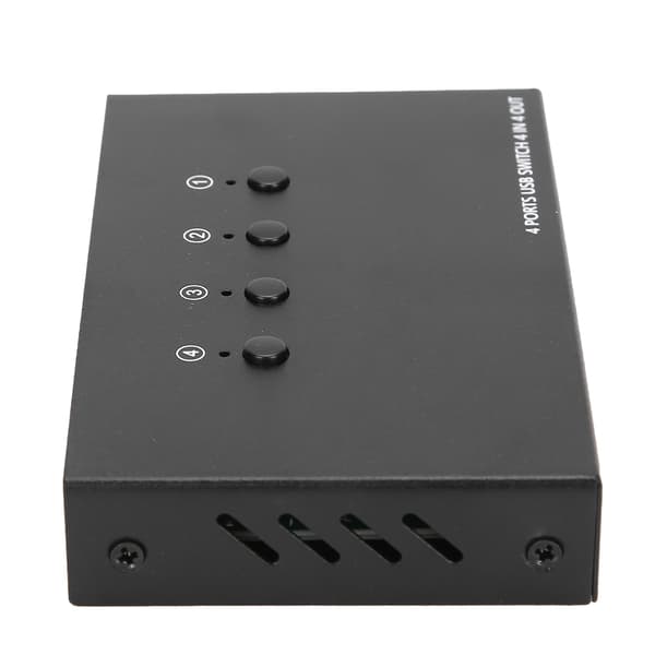 USB-switcher til deling af printer, tastatur og mus til computertilbehør 4 indgange 4 udgange