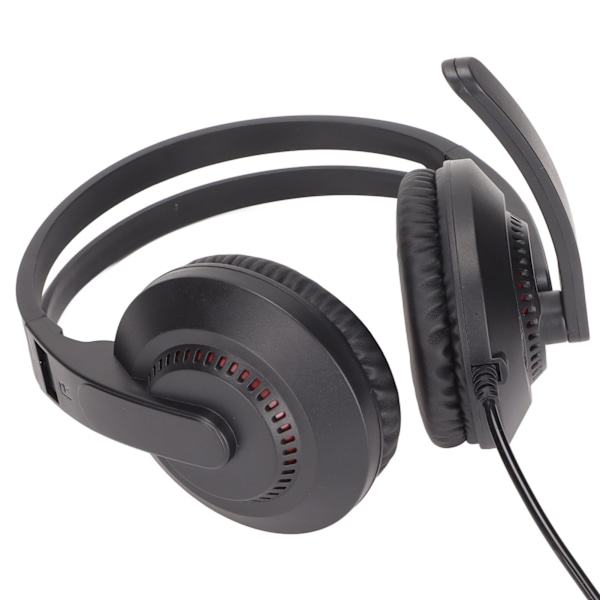 Gaming Headset Mega Bass 3D Surround Sound Ergonomisk Design 360 Graders Mikrofon Kablet Gaming Headset til Hjemmekontor