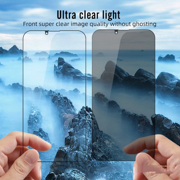 Skärmskydd för iPhone 14 Pro Härdat glas HD Full Coverage Reptåligt 9H Hårdhet Bubbelfri Skyddsfilm