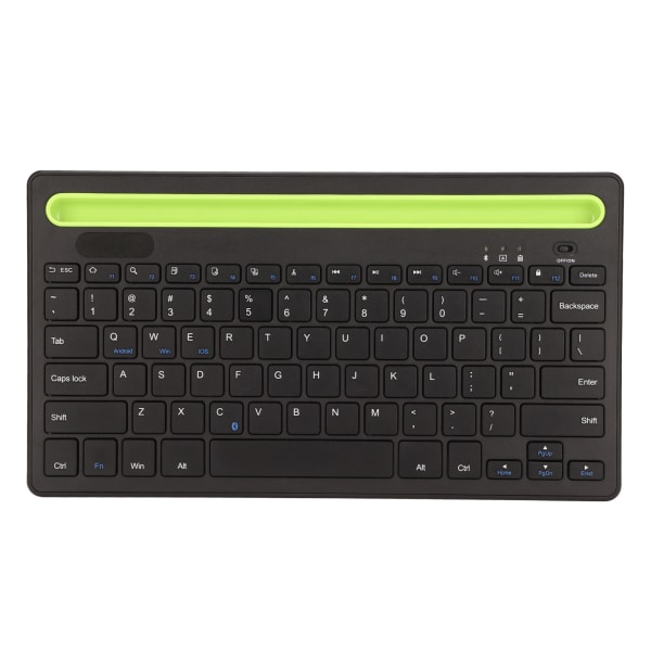 Kortspor Trådløst tastatur 78 taster Dual Channel Sensitive Light Bærbart Bluetooth-tastatur for hjemmekontor på reise