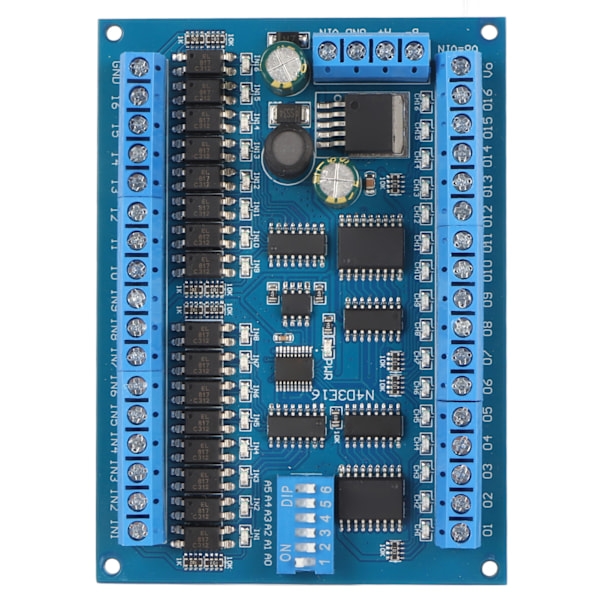 DC 6.5‑30V 16 ingångar 16 utgångar expansionskort multifunktionell RS485 fjärrkontrollbrytare PLC IO-modul