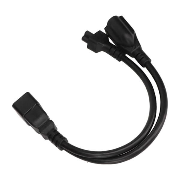 IEC320 C20 til IEC320 C5 5 15R Strømkabel Han til Hun Standard Heavy Duty Y Splitter Adapter Kabel  125‑ 1.0ft