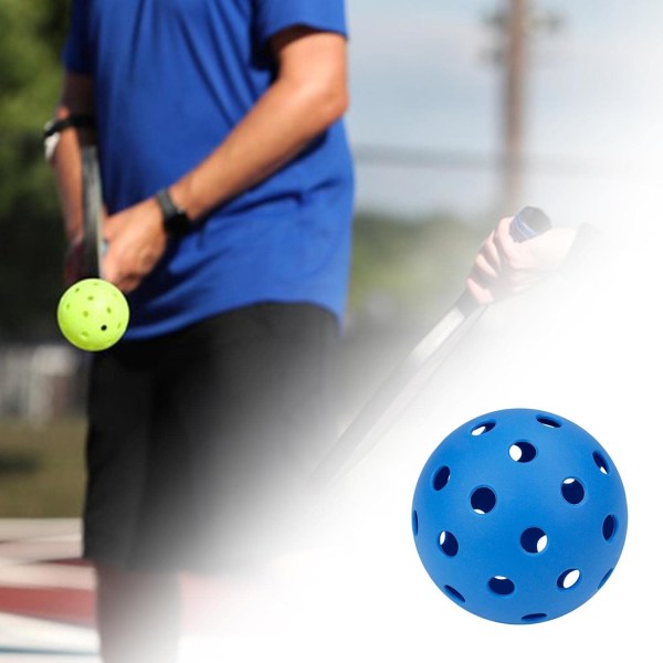 Luminous Pickleball Ball Professional Quality 40 Holes Competition Ball Specifically Designed for Outdoor Courts Sanctioned Tournament Play