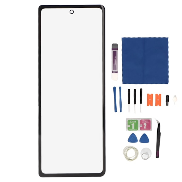 Outer Glass Screen Replacement Professional Repair Tool Kit with OCA Glue for Samsung Galaxy Z Fold 2 5G F916