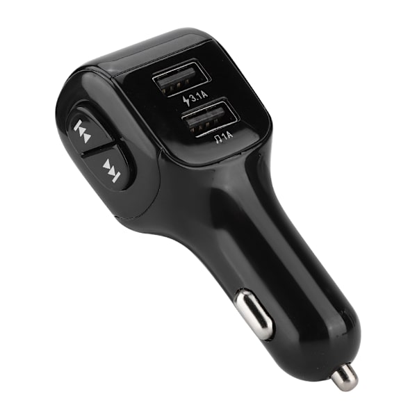 Dual USB-portar Laddare Bil FM Trådlös Bluetooth MP3 HD-spelare Handsfree Samtal