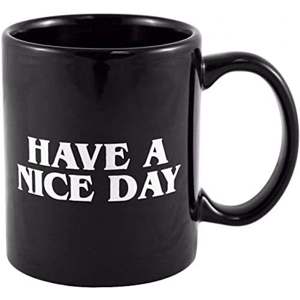 Ha en trevlig dag Kaffe Mugg Middle Finger Rolig Kopp för Kaffe Mjölk Juice