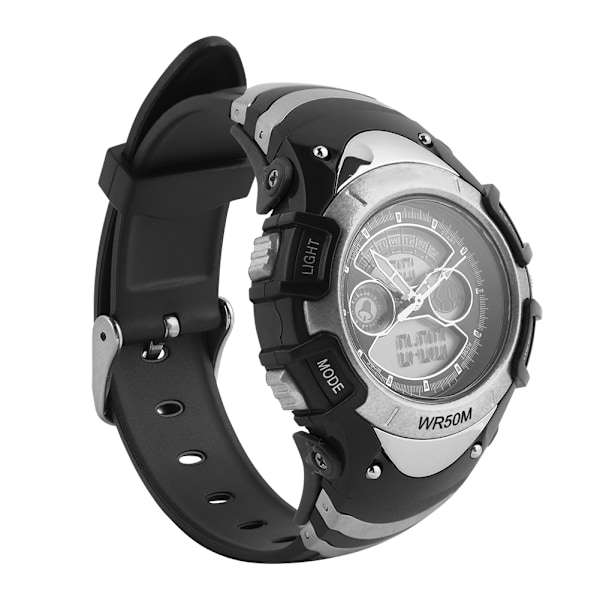 Barne Bluetooth Elektronisk Vanntett Sport Smart Klokke for Menn Gutter Barn Gaver (Svart)