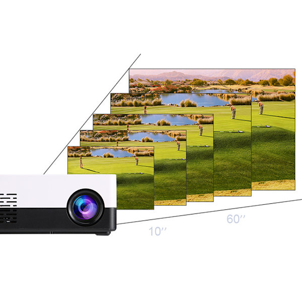 J15 Lasten Manuaalinen Tarkennus LED Langaton Viihde Matkapuhelin Koti Mini 1080P ProjektoriUK 110~240V