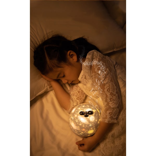 Nattljus för barn, projektionslampa Nebula Star-projektor 360 graders rotation Romantiska presenter för män Kvinnor Barn Kreativ romantisk atmosfär
