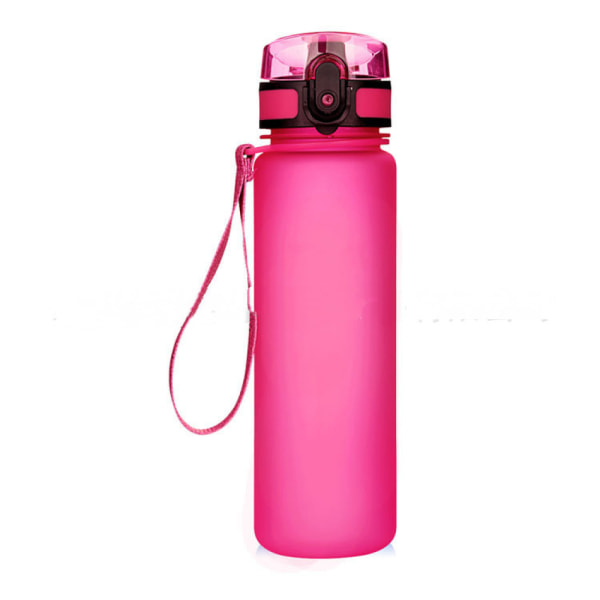 Vanntflaske 12 Oz   - Lekkasjesikker og svettfri treningsflaske  - Perfekt gave til trening eller sport og utendørs (rød)