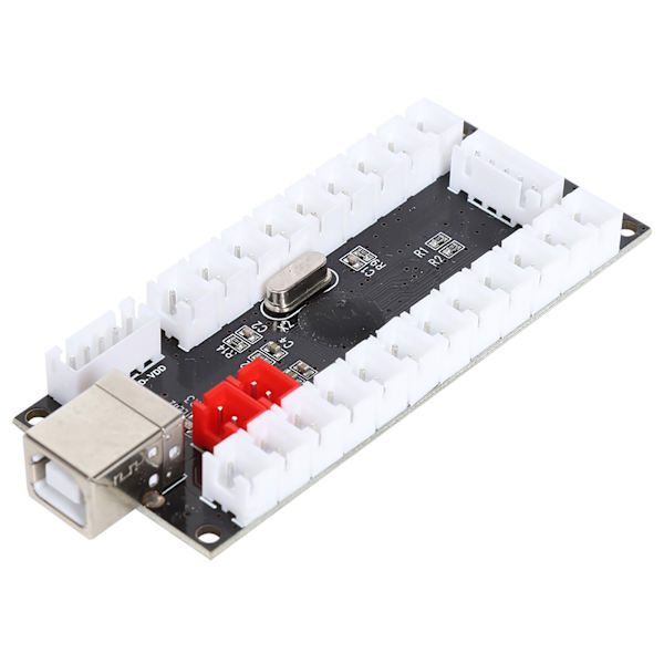 28/24 Valopainikkeen 5P Rocker Kaksoispakkaus Musta USB Core Board Arcade Kit