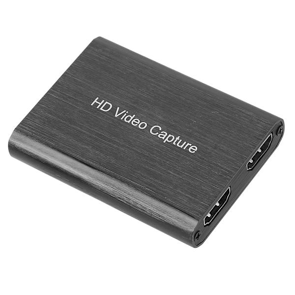USB3.0-videokaappauskortti 2 x HDMI-portti 4K High Definition 1080P Live Record No Stuckblack