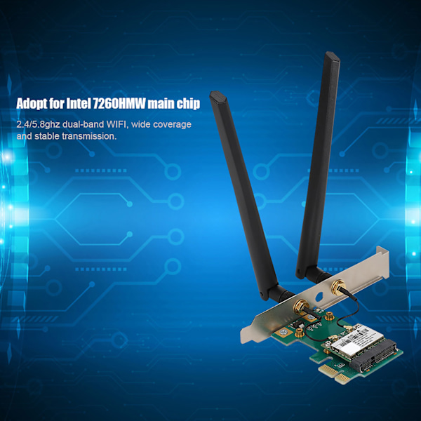 BCM94322HM8L DW1510 Dual band 300M PCI-E trådløst kort for stasjonær datamaskin[S]