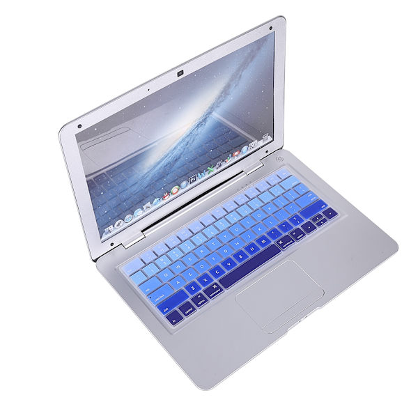 1 stk. Multicolor Støv- og Vandtæt Tastaturbetræk til Apple Magic Keyboard (Gradual Blue)