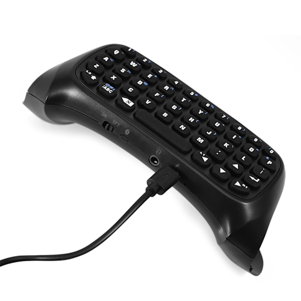 Mini trådlöst Bluetooth-speltangentbord Chatpad för PS4-kontroller