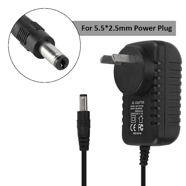 Monitasoinen suojaus AC-sovitin 12V/1.5A lähtö Nopea lataus Virtalähde -