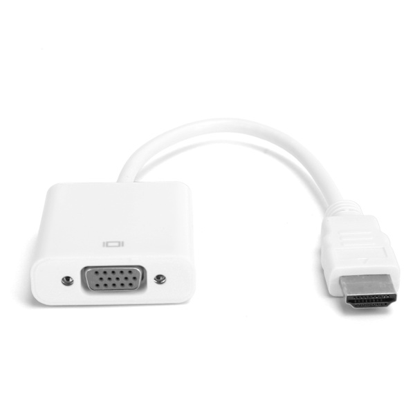 HD-multimedia-liitäntä VGA-muunnin kaapeli 3,5 mm:n ääniliitännällä Chromebookille/Raspberry Pi/XboxWhite