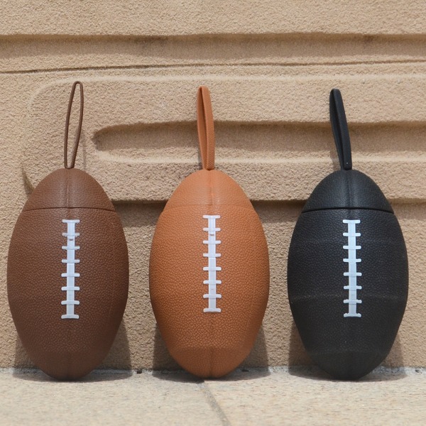 Rugby Kettle Silicone Foldable Outdoor Sports Water Bag Light Coffee 750ml