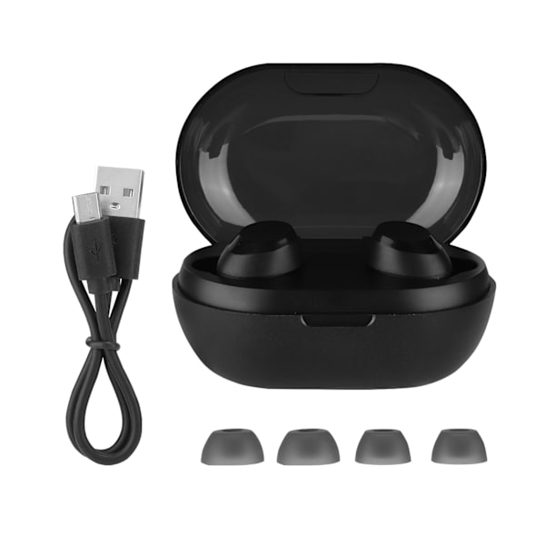 C8S Bluetooth 5.0 Headset True Wireless in-Ear Digital Display Vanntett Ørepropper