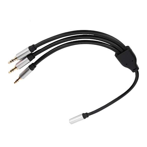1 hunn til 3 hann 3,5 mm lydkabel AUX-kabel for mobiltelefoner datamaskiner høyttalere