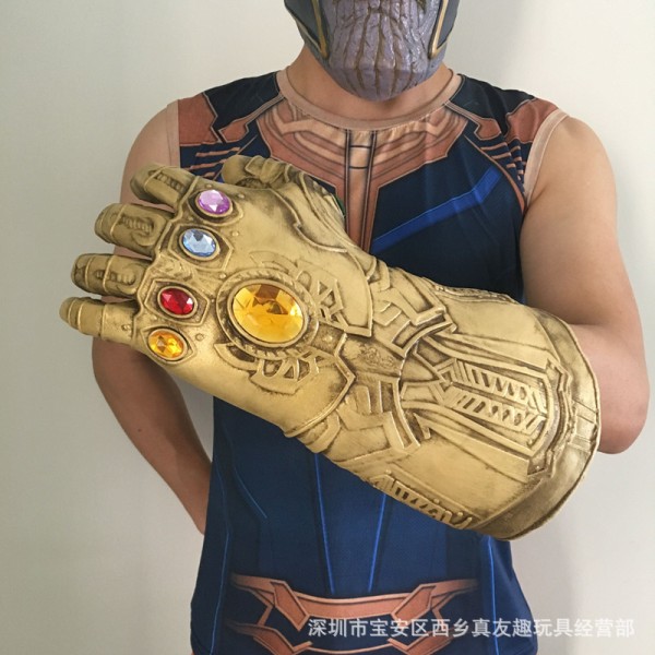 Hanske Thanos Infinite Glove Marvel Peripheral Ny gullspillerrolle