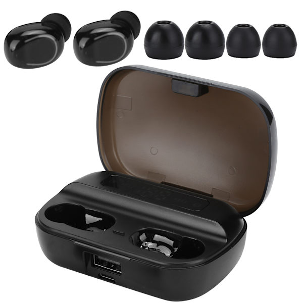Q82 Touch True Wireless Bluetooth 5.0 Headset LED Digital Display Binaural Vanntett