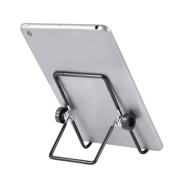 Monipuolinen säädettävä kannettava taitettava metalli NOn liukumaton teline iPad-tabletille Pieni koko