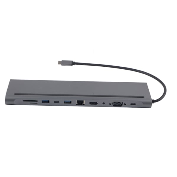 11 i 1 Hubb Typ-C Expansionsdocka USB3.1 till HDMI Kortläsare Multifunktionell Adapter