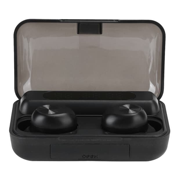 F9‑10 CD-mønster Tri-Display Bluetooth 5.0 ørepropp True Wireless Earphone støyreduksjon