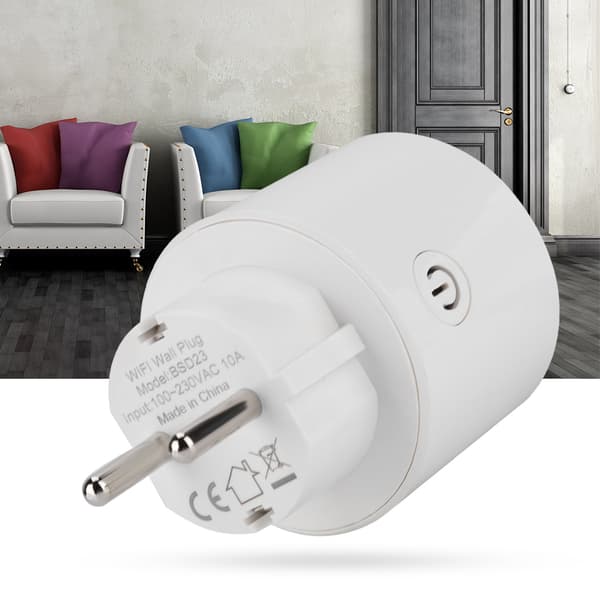 For ZAPO Alexa Brannsikker WiFi Intelligent Socket Smart WiFi Touch Switch
