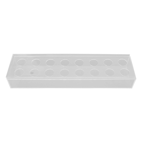 Klar akryl blomster vase multi hull elegant dekorativ lang rektangel vase for bryllup hjem spisestue bord dekor 40cm/15.7in