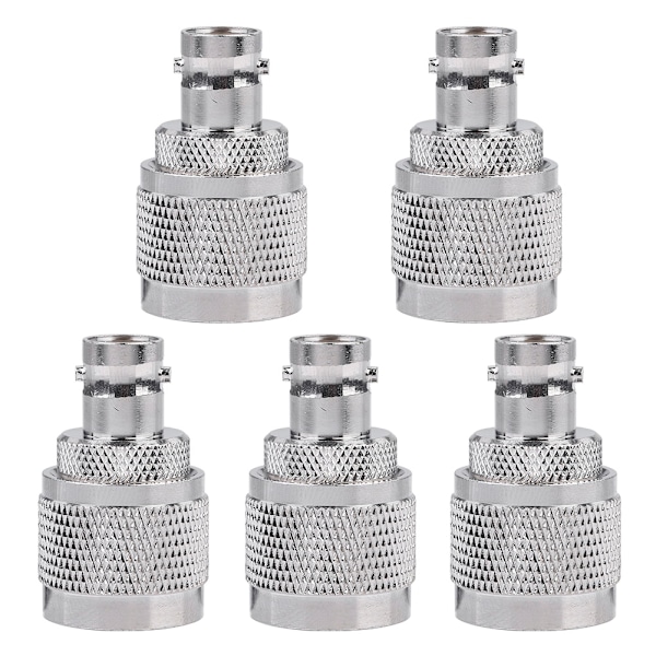 5 stk. Radio PL259 RF Koaksial Koaks Adapter UHF Han til BNC Hun To-vejs Hovedstik