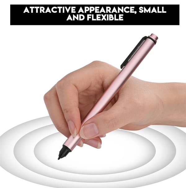 Kapacitiv penna pekskärm stylus pennan för Microsoft Surface (roséguld)