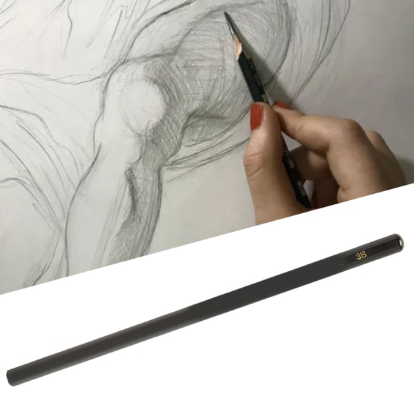 36 st grafitpennor professionella studenter konstnärspennor set för skissning ritning skuggning klotter 3B