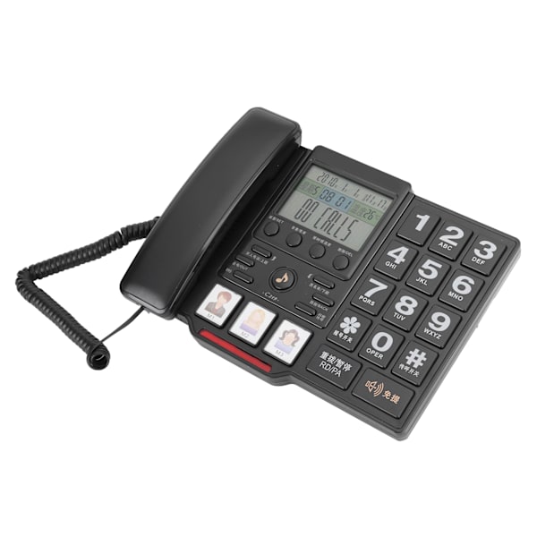 C219 Hjemmetelefon Anonymnummer Opbevaring Volumen Justerbar til Kontor