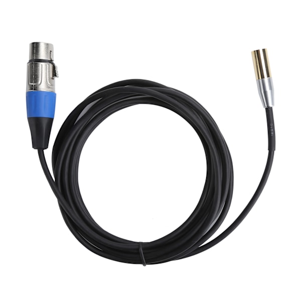 Mini XLR 3-polet han til 3-polet hun lydkabel til Canon kameramikrofonkabel 1 m / 3,3 fod